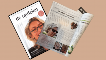 Vaktijdschrift De Opticien: “Impact maken met een perfect passende bril!”
